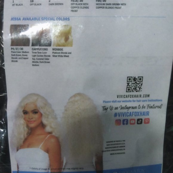 Vivica A Fox Natural Baby Swiss Lace Front Wig - JESSA - Picture 3 of 4